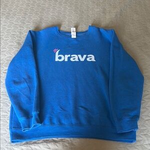 Threadfast Crewneck Sweater Blue- casual Streetwear Large